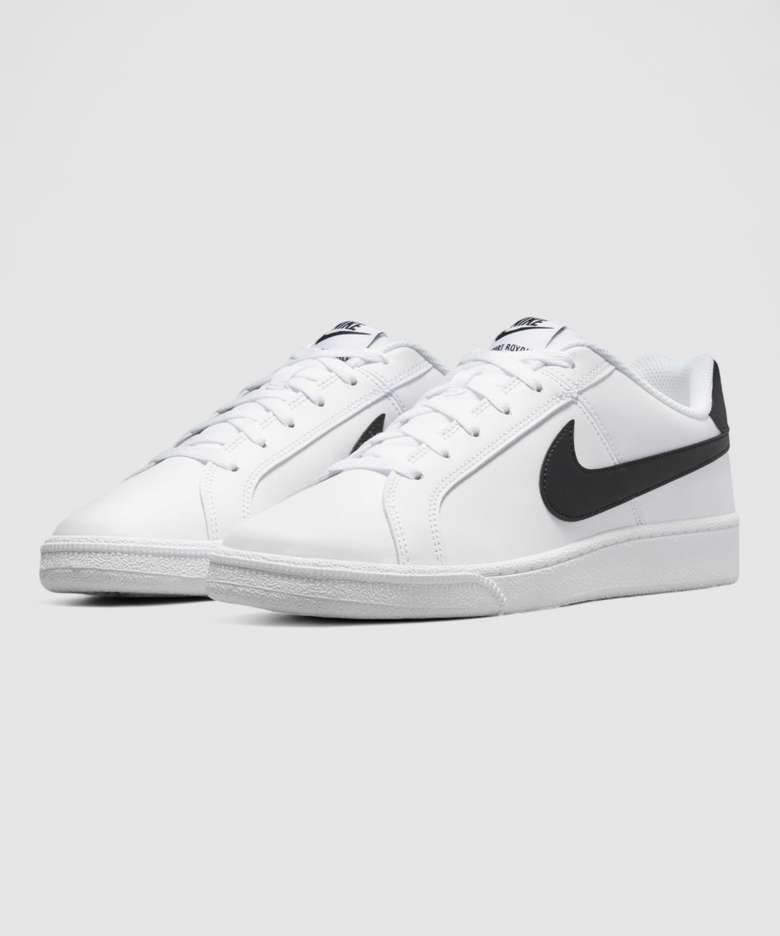 LuxeKicks™ | Nike Court Royale Sneakers – White PU Edition