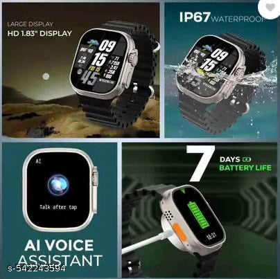 TRNDYCO SleepSync™ T800 | All-in-One Fitness Watch – Heart Rate + Sport Mode