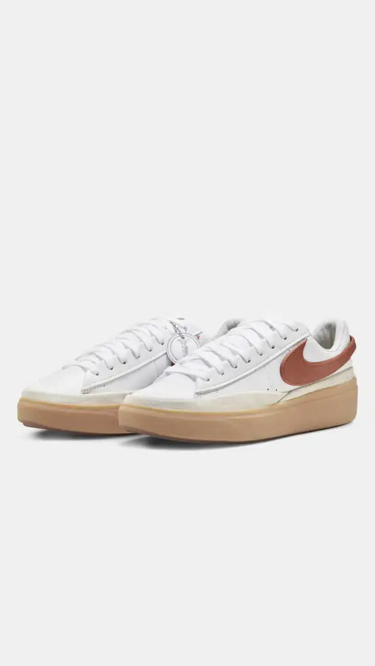 NIKE Blazer Phantom Low Men's Sneakers – Crisp White Street Classic