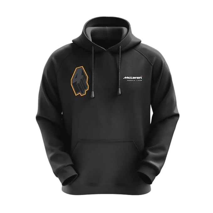 TRNDY MC Motorsport Hoodie – Black | 100% Cotton | Oversized Car Enthusiast Drop