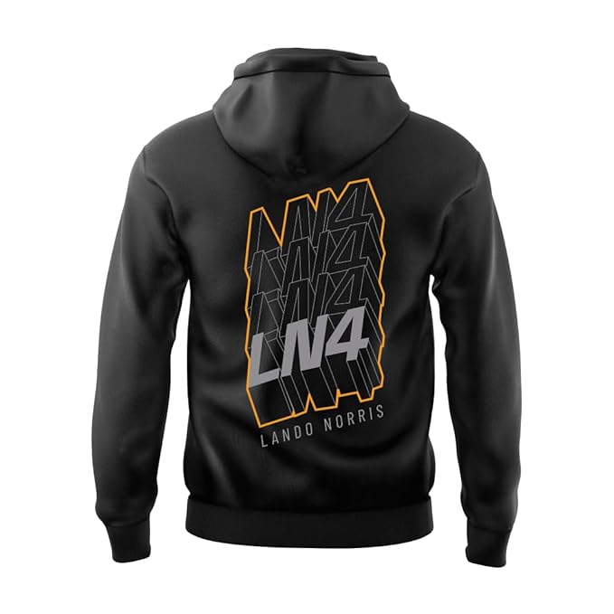 TRNDY MC Motorsport Hoodie – Black | 100% Cotton | Oversized Car Enthusiast Drop