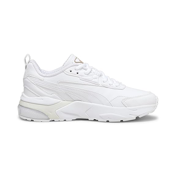 PUMA Vis2k SL Unisex Sneakers – White/Gold | Retro-Futuristic Street Style