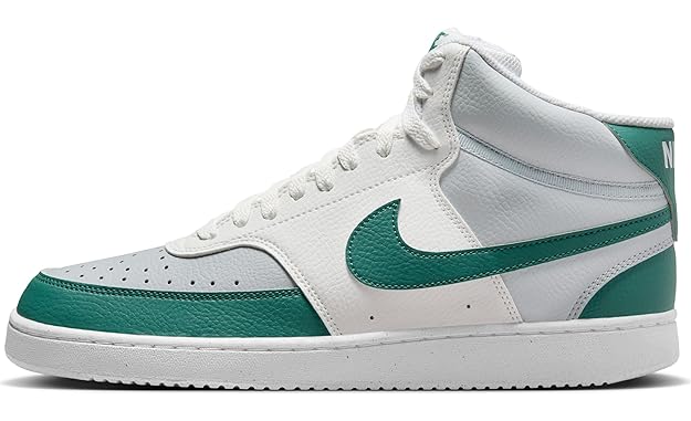 Nike Men’s Court Vision Mid NN Sneakers – Leather Build | Everyday Comfort Meets Retro Court Style