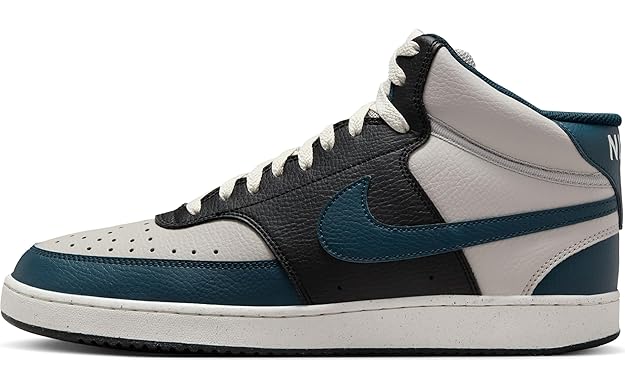 Nike Men’s Court Vision Mid NN Sneakers – Leather Build | Everyday Comfort Meets Retro Court Style