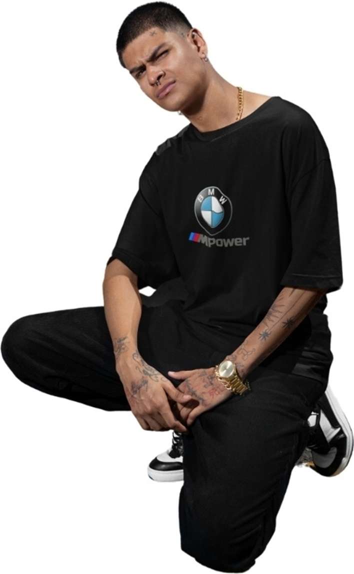 BMW-Inspired Oversized Tee | Bold Print. Chill Fit.