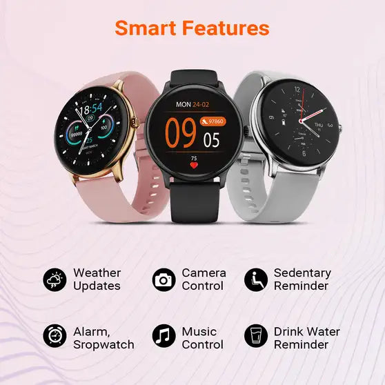Fire-Boltt Hurricane Smartwatch — 1.3” Curved HD Display | Bluetooth Calling | 100+ Sports Modes.