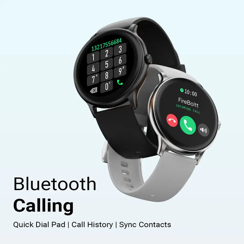 Fire-Boltt Hurricane Smartwatch — 1.3” Curved HD Display | Bluetooth Calling | 100+ Sports Modes.