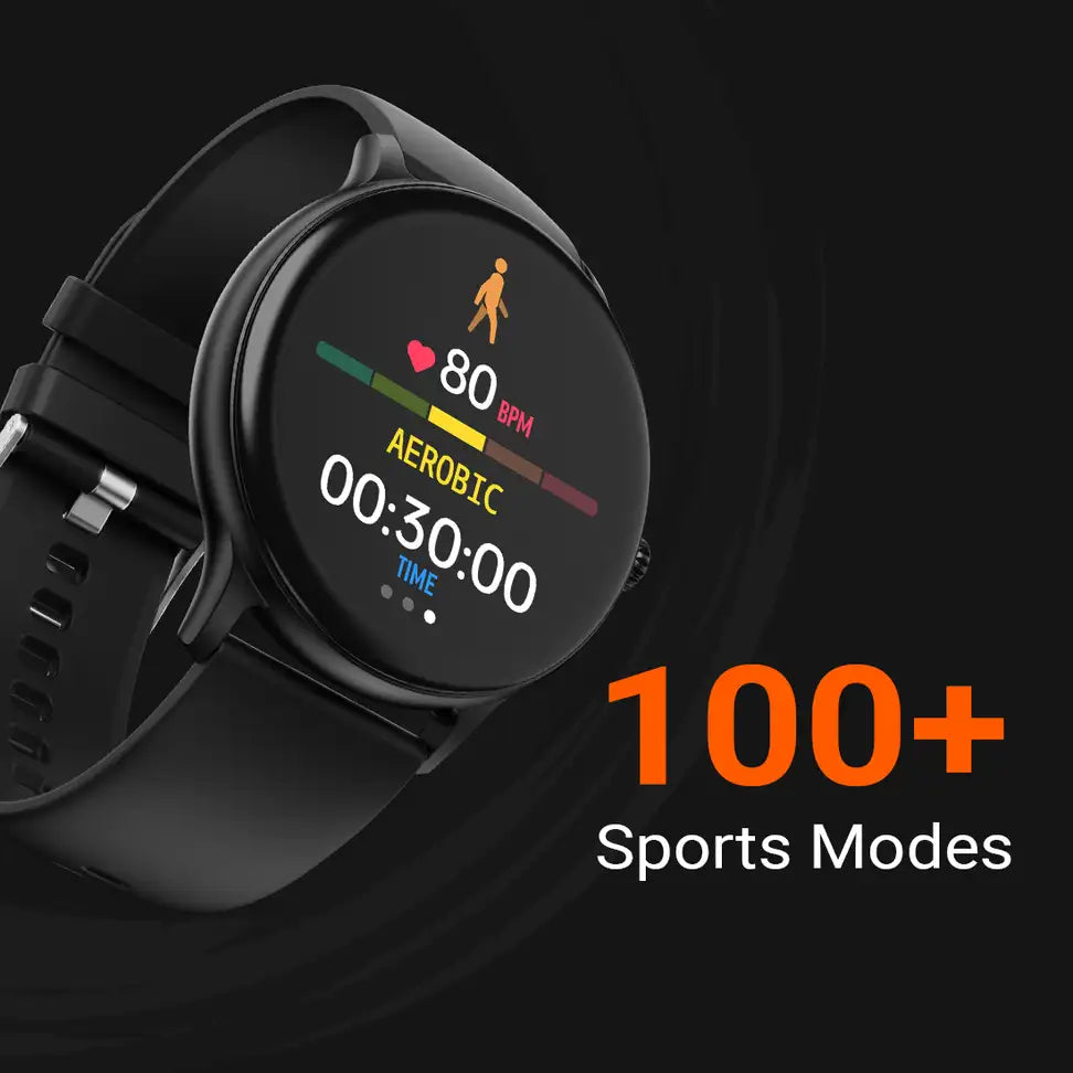 Fire-Boltt Hurricane Smartwatch — 1.3” Curved HD Display | Bluetooth Calling | 100+ Sports Modes.